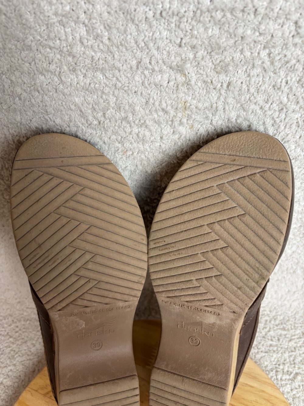Dansko Shoes Womens 39 US 8.5-9 Brown Bel Oiled Penny Loafer Slip On Clogs - Picture 14 of 16